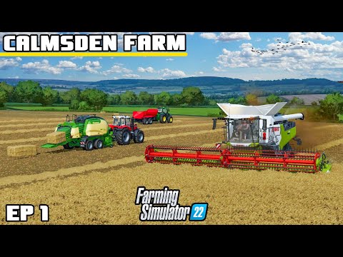THE ADVENTURE BEGINS | Calmsden Farm | Farming Simulator 22 - Episode 1