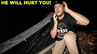 (HE WILL HURT YOU!) I WAS FOLLOWED while CAMPING ALONE in the HAUNTED WHISPERING WOMAN WOODS 