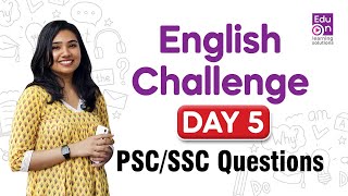 ഇത് പഠിക്കാതെ പോകരുത് |English Challenge Day 5|Kerala PSC English Previous Year Question