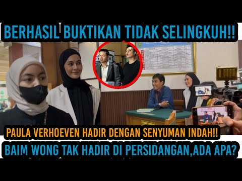 Senyuman Bahagia Terpancar Di Wajah Paula Verhoeven Saat Sidang: Ada Bukti Dirinya Tak Selingkuh!