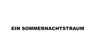 DREAM FACTORY: ein Sommernachtstraum