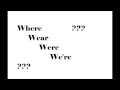 Understanding 'Where' and 'Wear' Usage