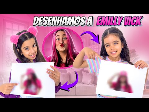 Desenhamos a EMILLY VICK *deu tudo errado 🥹😭