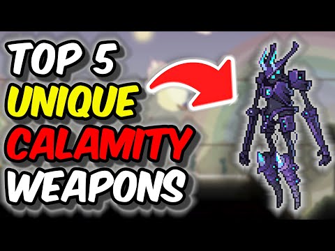 weapons in calamity mod terraria