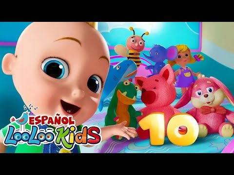 ♫ Diez en la Cama Y Más Canciones Infantiles Para Jugar - LooLoo Kids Español