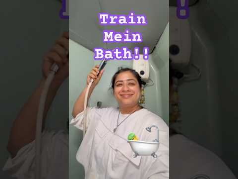 First Class AC Train ka bathroom is a SHOCK ๐ณ #littleglove #minivlog #trainjourney