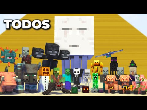 Capturé TODOS los MONSTRUOS de Minecraft!