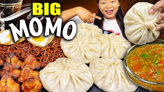Biggest Juiciest Momo in Nepal?! + Spicy Black Bean & Chicken Diamond Mukbang! 🔥