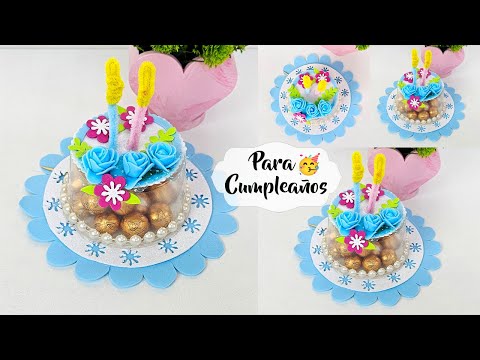 Lindo dulcero🍬​🍭​ fácil y económico para cumpleaños🎉​ . Una idea genial #884