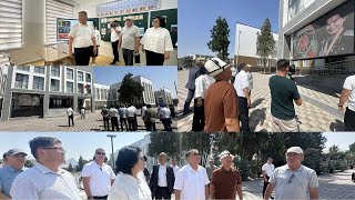 ТАШИЕВ ОШто ӨЗҮ окуган ТЕРЕШКОВА мектептин КУРУЛУШУ менен ТААНЫШЫП бир ТОП сунуштарды БЕРИП кетти