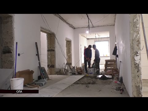 Капитальный ремонт поликлиники Ольского филиала МОБ завершат к концу года