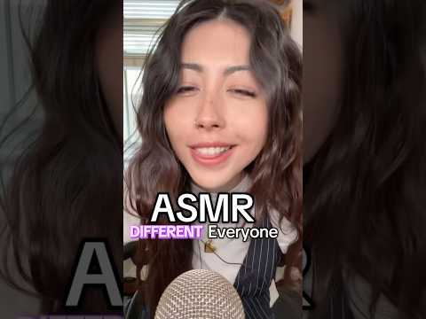 Asmr that's different for everyone 🤗💤 #asmr #asmrvideo