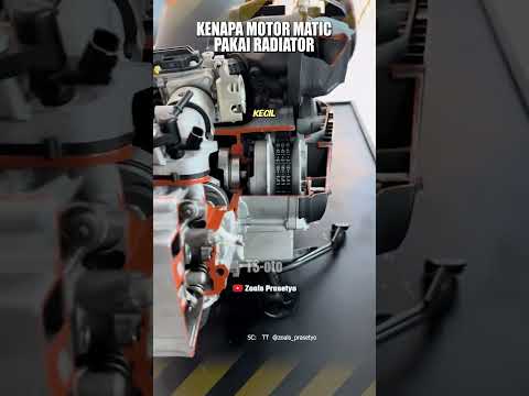 kenapa motor matic harus pakai pendingin radiator #shorts #yamaha #honda #trending