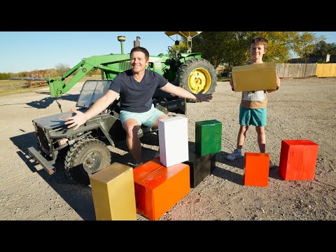 Crushing Mystery Boxes with Tractors