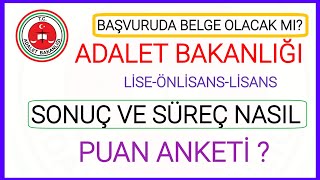 ADALET BAKANLIĞI SONUÇ VE SÜRECİ✅ BAŞVURU YAPARKEN İSTENİLEN BELGE NEDİR✅ BAŞVURU NEREDEN YAPILIR✅ 