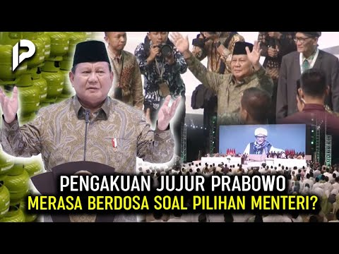 DI DEPAN PARA ULAMA, PRABOWO MERASA BERDOSA PILIH MEREKA JADI MENTERI