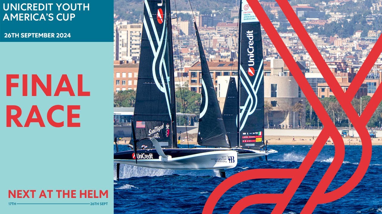 Unicredit Youth America'sCup: Luna Rossa Prada Pirelli domina la finale di Match race e vince !