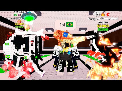 PEGUEI os BRAINROTS MAIS RAROS do MUNDO e QUEBREI o JOGO!🧠🔥