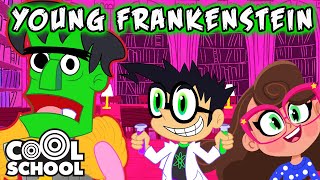 Can Frankenstein's Sister Save The Monster from the Town? ⚡Ms. Booksy's Cool School Cartoons