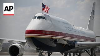 YouTube video thumbnail: Trump Flies in old Air Force One Instead of new Qatari-Gifted jet After Iran Strikes