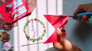 Last minute christmas craft ideas|| easy christmas card making ideas 💡