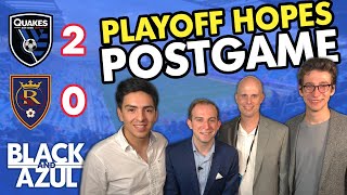 San Jose Earthquakes vs. Real Salt Lake Postgame (Ep 69)