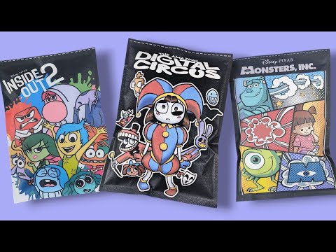 unboxing Blind Bag The amazing digital circus, smiling critters, inside out 2 buatan sendiri