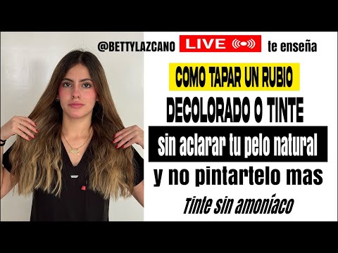 Cómo tapar un rubio decolorado o con tinte sin aclarar tu pelo natural y no pintártelo más