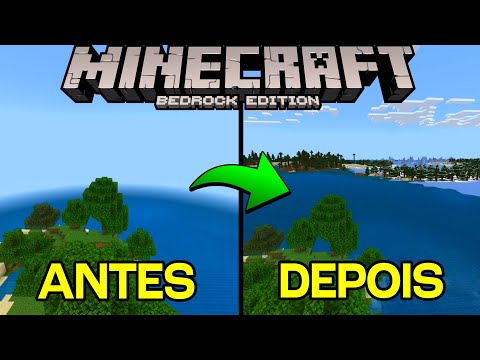 COMO AUMENTAR AS CHUNKS DO MINECRAFT PE !! (QUALQUER VERSÃO)