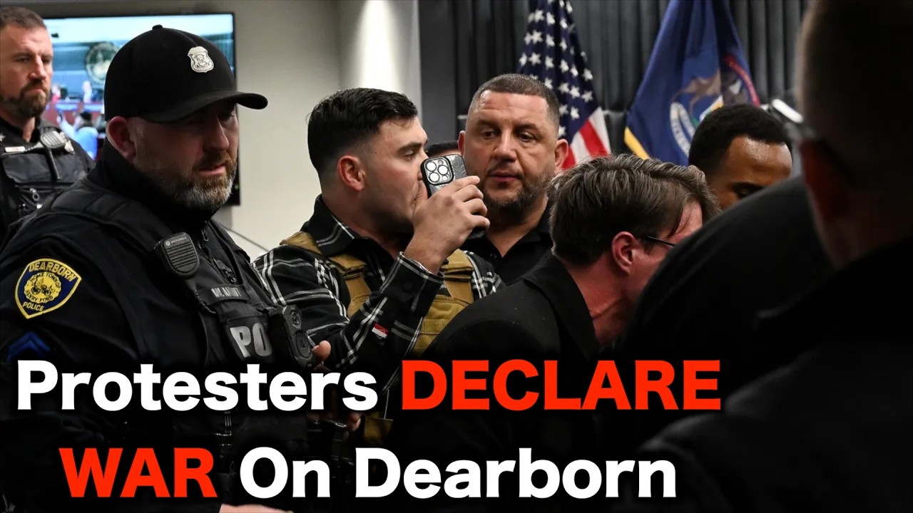 Protesters CLASH With Dearborn Muslims