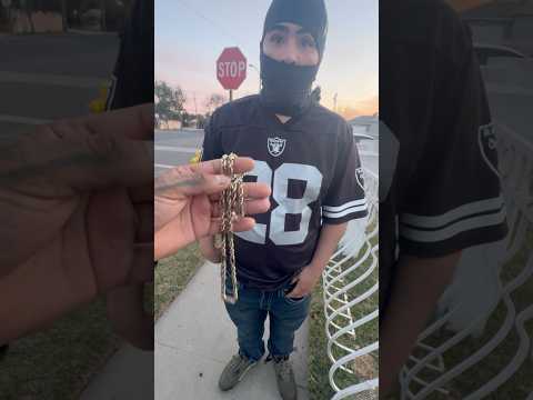 I bought his 60 gram Milano rope chain