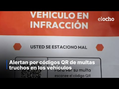 ALERTA POR UN QR DE MULTAS FALSAS