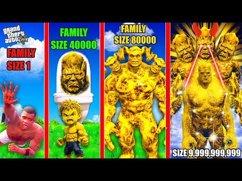 Shinchan Growing BIGGEST ALL FATHER SUN GOD FAMILY In GTA 5!