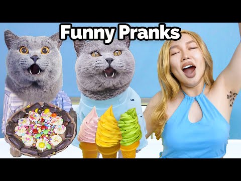 Get Set For A Fun Weekend With New Pranks!😄🎈| Oscar‘s Funny World | New Funny Videos 2024