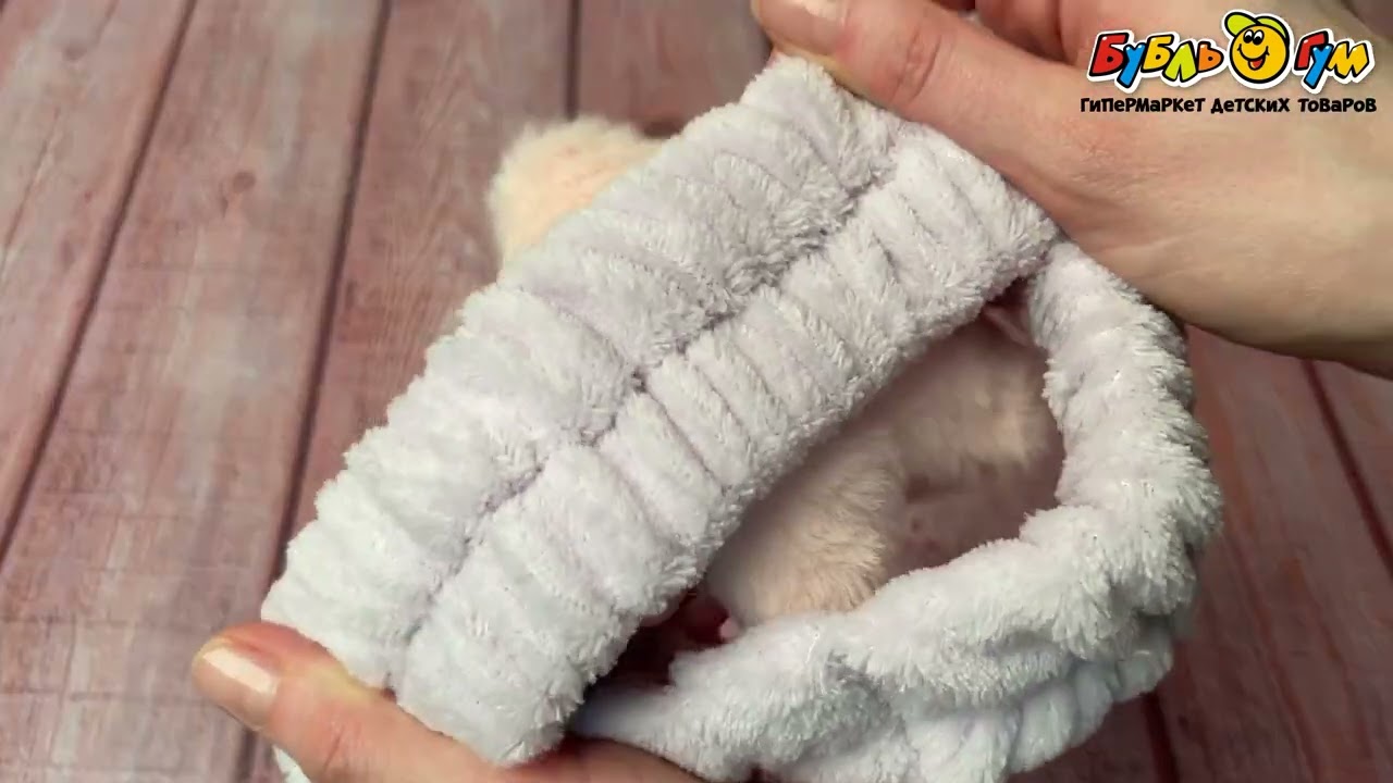 Повязка на голову меховая Спящая звездочка - видео