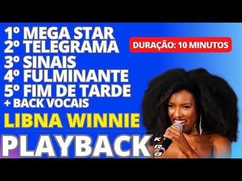 MegaStar Telegrama Sinais Fulminante FimDeTarde + back vocais   LIBNA WINNIE   PLAYBACK KARAOKE COMP