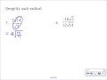 Rationalizing Radicals and Simplifying Expressions