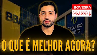 COM A QUEDA DA BOLSA, VALE A PENA APORTAR SÓ EM AÇÕES OU DIVERSIFICAR NO TESOURO DIRETO?