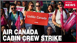 Air Canada flight attendants continue strike despite return-to-work order