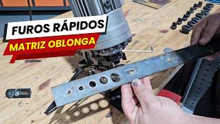 Você Ainda Faz Furo Oblongo na Mão? Com apenas um golpe TÁ PRONTO!