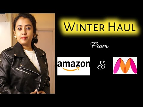 Affordable Winter Fashion Haul From Amazon And Myntra | Virtual Diva #amazonfashionhaul #winterhaul