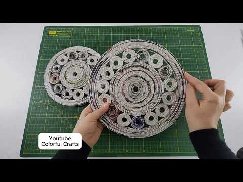 Don't Throw Away Newspapers - Turn Them Into Amazing Objects - DIY Bicycle Decor