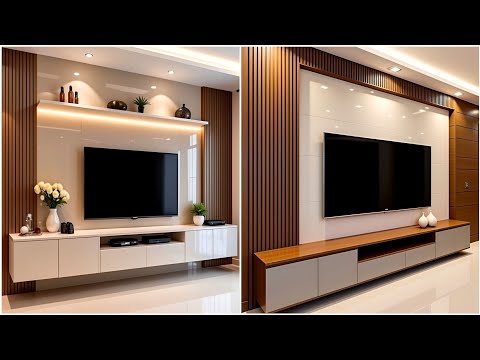 Top 100 Stylish TV Wall Units & Cabinets for  Modern Living Room Design | Home Interior Ideas 2025