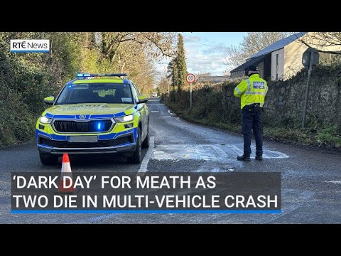YouTube video thumbnail: ‘Dark day’ for Meath as two die in Multi-Vehicle Crash