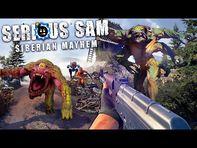 It's not over until I teabag every Alien MF’er | Serious Sam Siberian Mayhem Gameplay