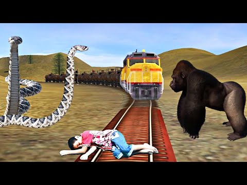 10 September, 2022 Man sleeping on railroad and baby crying train | Stops the train | Beamng. drive