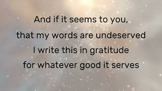 Gratitude (VNV Nation - Cover Version)