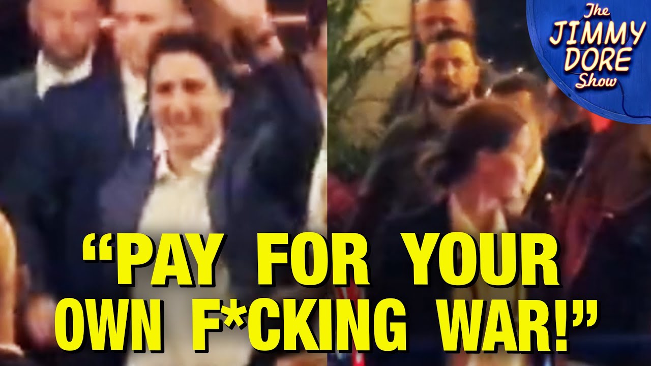 Trudeau & Zelensky VICIOUSLY Heckled By Canadians