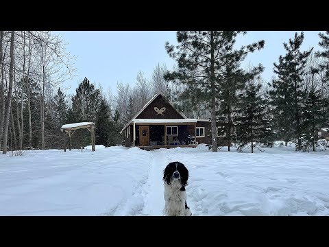 Extreme Cold (-40F) Living In A Cabin: Wood Heat, Building Cabinets