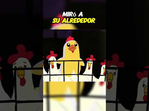 🐥 El Pollito Que Escapó del Matadero… ¡Increíble Historia! 😱🔥 #youtubeshorts